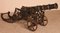 Late 19th Century Decorative English Cast Iron Cannon 1