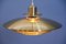 Danish Brass Ceiling Lamp, 1970s, Image 4