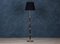 Lámpara de pie danesa vintage de palisandro y latón, años 60, Imagen 2