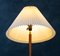 Lampadaire Vintage en Palissandre et Laiton, Danemark, 1960s 4