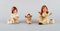 Angels in Porcelain from Goebel, West Germany, 1970s, Set of 5 2