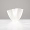 White Glass Cartoccio Vase by Pietro Chiesa for Fontana Arte, 1970s, Image 1