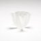 White Glass Cartoccio Vase by Pietro Chiesa for Fontana Arte, 1970s, Image 6