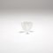 Weiße Cartoccio Vase aus weißem Glas von Pietro Chiesa für Fontana Arte, 1970er 7