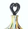 Botella vintage de cristal de Murano multicolor, años 70, Imagen 3
