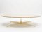 Large Travertine and Brass Coffee Table from Arflex, 1960s, Image 1