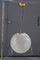 Ball Deckenlampe aus Messing & Muranoglas von VeArt, 1970er 3