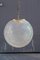Ball Deckenlampe aus Messing & Muranoglas von VeArt, 1970er 7