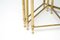 Glass Top and Brass Nesting Tables, 1950s, Set of 3, Image 11