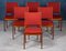 Mid-Century Danish Teak Dining Chairs by Johannes Andersen for Uldum Møbelfabrik, Set of 6, Image 1