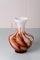 Grand Vase en Verre Marbré de Opaline Florence 1