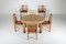 Rationalist Oval Dining Table in Oak, Holland, 1920s, Image 10