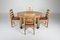 Rationalist Oval Dining Table in Oak, Holland, 1920s, Image 7