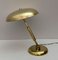 Mid-Century Modern Brass Adjustable Table Lamp by Giovanni Michelucci for Lariolux, 1940s 8