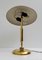 Lámpara de mesa Mid-Century Modern ajustable de latón de Giovanni Michelucci para Lariolux, años 40, Imagen 3