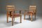 Juego de mesa y sillas racionalista ovalado de roble, Holanda, años 20. Juego de 5, Imagen 15