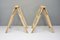 Antique Folding Oak Stands, 1900, Set of 2 3