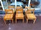 Mid-Century Model Hongisto Chairs & Bench by Ilmari Tapiovaara for Laukaan Puu, 1960s, Set of 7 3