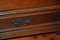 Antiker Ungarischer Glas und Holz Schrank 5
