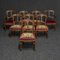 Chaises de Salon Arts and Crafts en Acajou, Set de 8 1