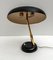 Lámpara de mesa italiana Mid-Century Modern de latón, años 50, Imagen 4