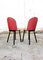 Chaises de Salon Vintage en Cuir Rouge de Zanotta, Italie, 1980s, Set de 2 7