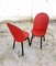 Vintage Italian Red Leather Dining Chairs from Zanotta, 1980s, Set of 2 4