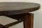 Round Rosewood and Linoleum Table by Jens Risom 4