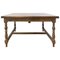 French Extending Dining Table in Carved Oak, 19th Century, Image 1