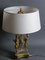 Antique Hot Water Bottle Table Lamp in Gilt Bronze 2