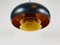 Danish Copper and Black Pendant Lamp, 1960s 3