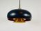 Danish Copper and Black Pendant Lamp, 1960s, Image 6