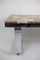 Coffee Table in Onyx and Chromed Metal, 1970s 4