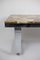Coffee Table in Onyx and Chromed Metal, 1970s, Image 4