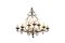 19th Century Louis XV Style Chandelier in Wrought Iron, Image 1