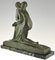 Sculpture Huguenin Dumittan, Mère et Enfant, Bronze, 1930s 7