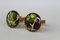 Enamel Cufflinks from Atelier Casanova, 1950s, Set of 2 2