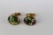 Enamel Cufflinks from Atelier Casanova, 1950s, Set of 2, Image 3