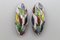 Pinzas para las orejas esmaltadas de Atelier Casanova, años 50. Juego de 2, Imagen 1