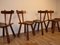 Chaises de Salon Brutalistes en Orme, 1960s, Set de 5 11