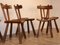 Chaises de Salon Brutalistes en Orme, 1960s, Set de 5 10