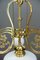 Viennese Adjustable Opal Glass Chandelier, 1908 22