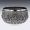 19th Century Burmese Solid Silver Handcrafted Bowl, 1880, Image 18