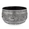 19th Century Burmese Solid Silver Handcrafted Bowl, 1880 1