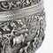 19th Century Burmese Solid Silver Handcrafted Bowl, 1880 2