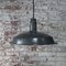 Vintage Industrial Gray Enamel Factory Pendant Lamp 4