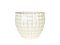 Italian White Ivory & Gold Ceramic Planter from S. C. I. Laveno, 1940s, Image 1