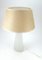 Murano Opaline Glass Table Lamp, 1970s 7