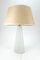 Murano Opaline Glass Table Lamp, 1970s, Image 1