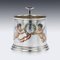 19th Century Russian Solid Silver & Enamel Tea Cup Holder by Ivan Khlebnikov, 1878, Image 13
